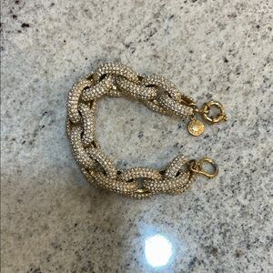 Gold and Silver Chain Link Bracelet